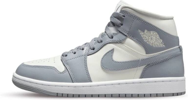 Jordan Mid Stealth Minimalistische Sneakers Crème Grijs