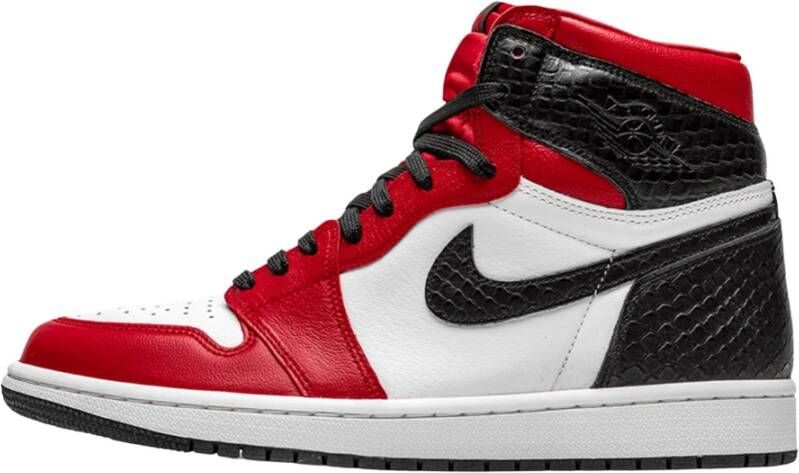 Jordan Retro High Satin Snake Chicago Dames Sneakers Rood Dames