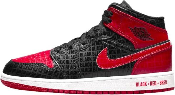 Jordan Air 1 Mid Sneakers Rood Unisex