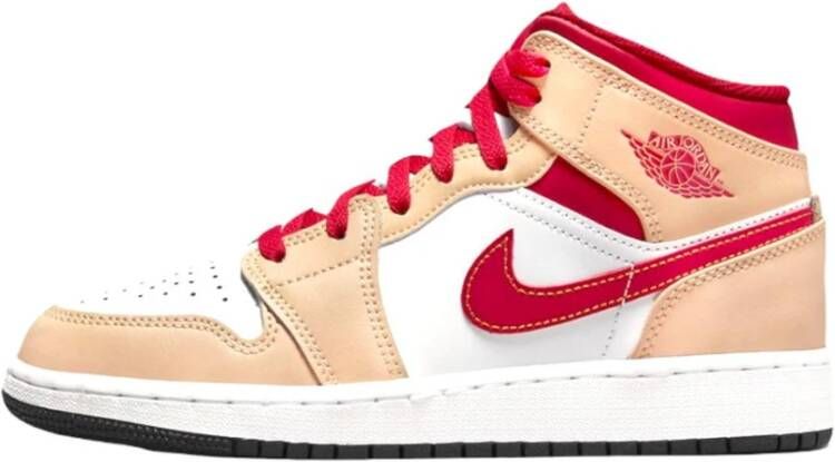 Jordan Mid Light Cardinal Curry Sneakers Beige Dames