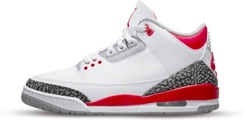 Jordan 3 Retro Fire Red (2022) (Gs) Wit Unisex