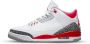 Jordan 3 Retro Fire Red (2022) (Gs) Wit Unisex - Thumbnail 1