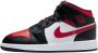 Jordan Air 1 Mid Black Fire Red White Schoenmaat 40 1 2 Sneakers 554724 079 - Thumbnail 1