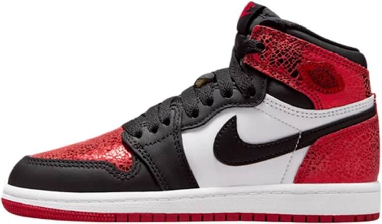Jordan 1 Retro Dames Schoenen Rood Maat: 36.5 Leer Foot Locker