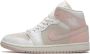 Jordan 1 Mid Dames Schoenen Roze Maat: 36.5 Polyester Foot Locker - Thumbnail 1