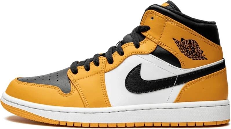 Jordan Air 1 Mid(Gs ) Taxi Black White Schoenmaat 36+ Shoes grade school 554725 701 - Foto 5