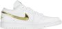 Jordan Witte lage sneakers met metalen accenten White Dames - Thumbnail 4