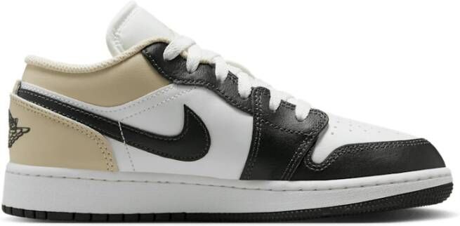 Nike Lage Sneakers Jordan 1 Low White Rattan Off-Noir (GS)