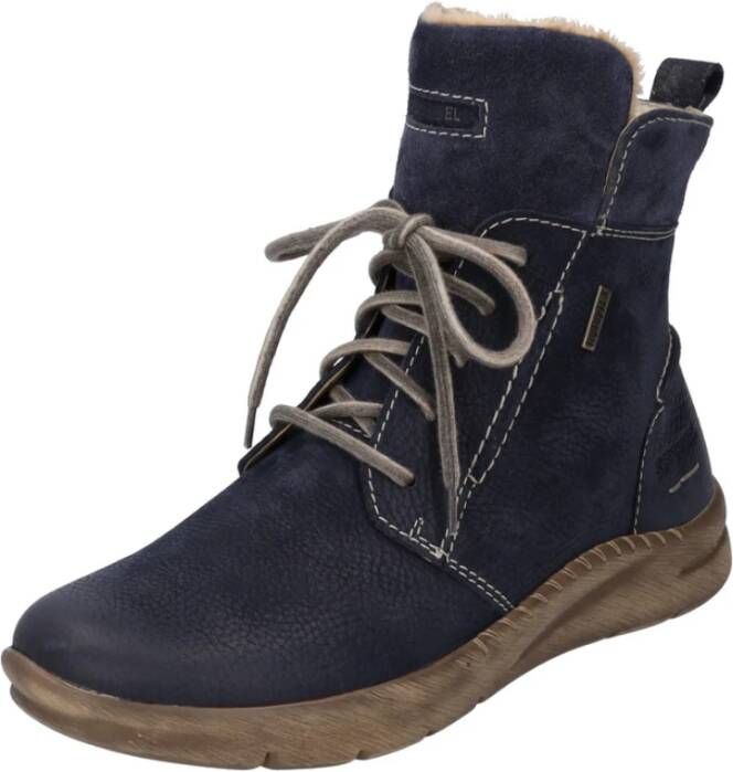 Josef Seibel Blauwe Enkellaars Blue Dames