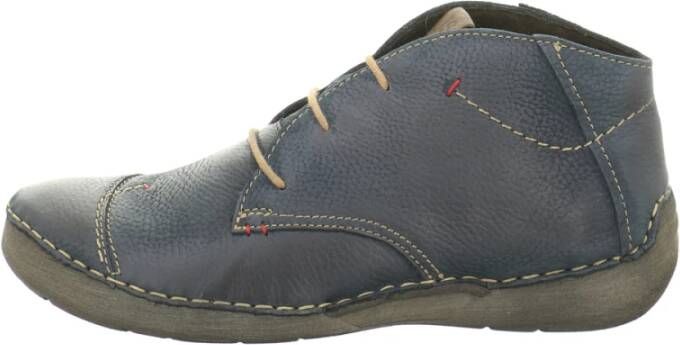 Josef Seibel Blauwe Enkellaars Fergey 18 Blue Heren