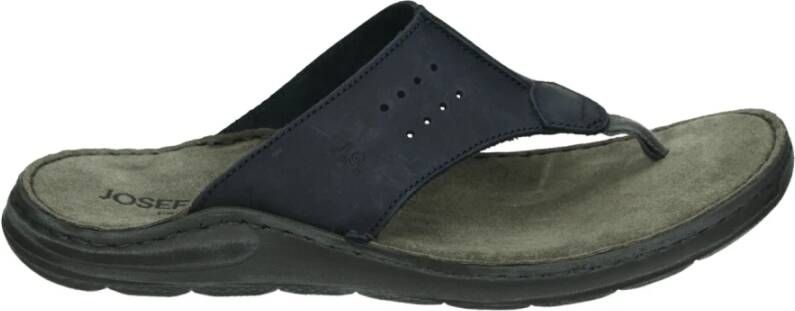 Josef Seibel Blauwe Maverick Slippers