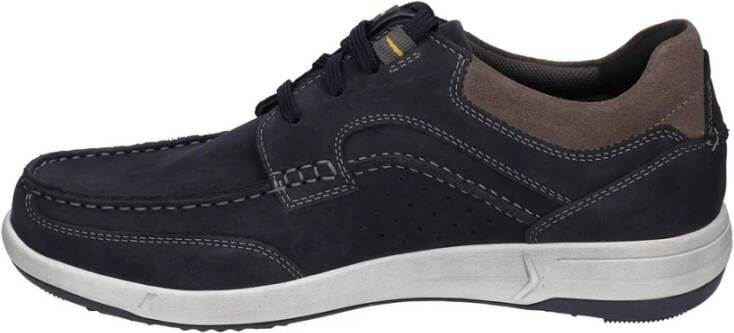 Josef Seibel Blauwe Veterschoenen Blue Heren
