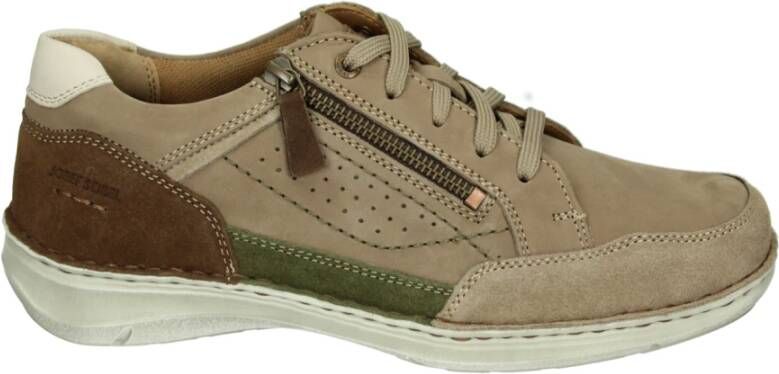 Josef Seibel NEW~ANVERS~11~~~~~~~~~~~~~~~~~ Vrije tijdsschoenen Heren veterschoen Heren sneakersCasual Wit beige