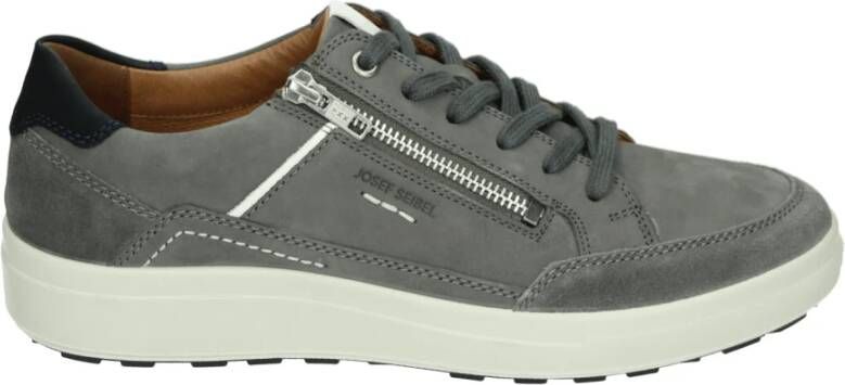 Josef Seibel Casual Grijze Nubuck Sneakers