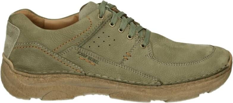 Josef Seibel LIAM~01~~~~~~~~~~~~~~~~~~~~~~~ Vrije tijdsschoenen Heren veterschoen Heren sneakersCasual Groen