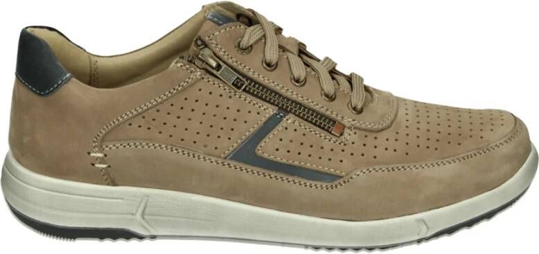 Josef Seibel Casual Leren Sneakers Taupe Enrico 32