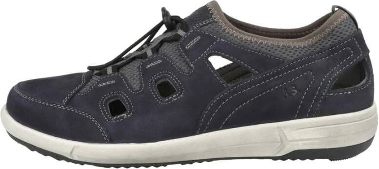 Josef Seibel Casual Veterschoen in Indigo Multicolor