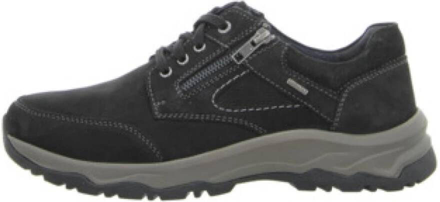 Josef Seibel Casual veterschoenen voor heren in zwart