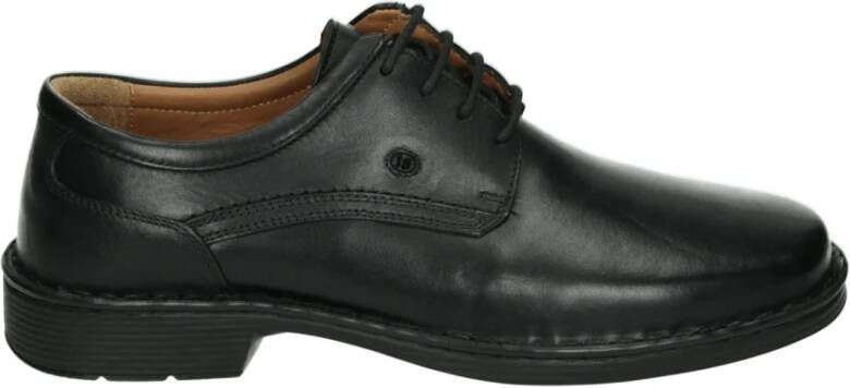 Josef Seibel Casual zwarte leren schoenen