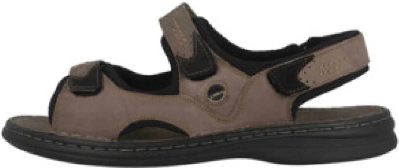 Josef Seibel Comfort Sandalen voor Heren in Asfalt Multicolor