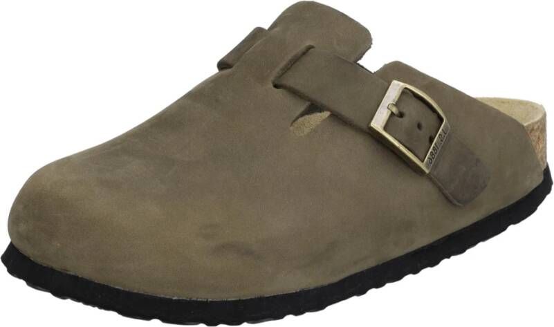 Josef Seibel Groene damesslippers warm en comfortabel