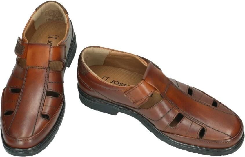 Josef Seibel ALASTAIR~08~~~~~~~~~~~~~~~~~~~ Heren sandalenVaderdag Cognac - Foto 3