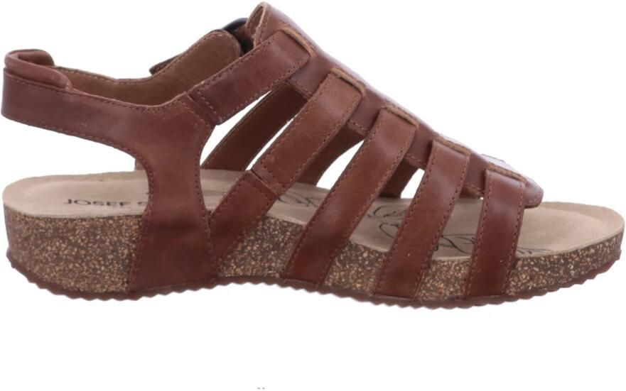 Josef Seibel Sandalen met meerdere bandjes en sleehak - Foto 2