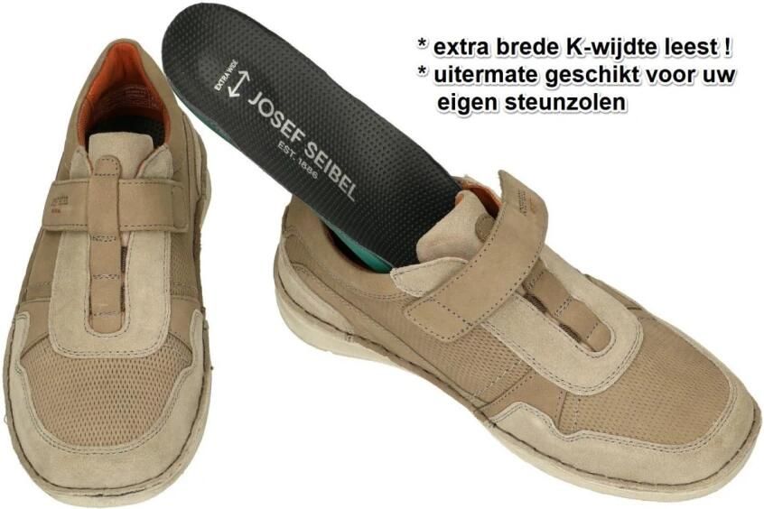 Josef Seibel -Heren taupe casual schoenen - Foto 2