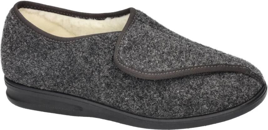 Josef Seibel -Heren antraciet grijs pantoffels & slippers