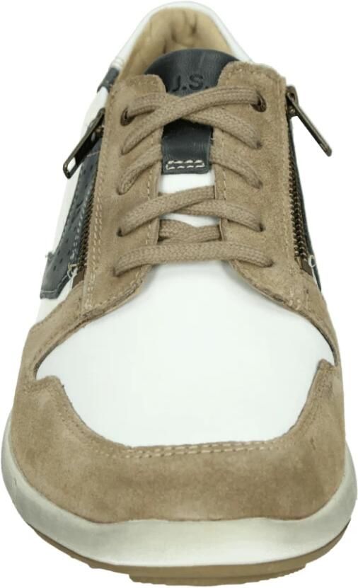 Josef Seibel ENRICO 20 Vrije tijdsschoenenHeren veterschoenHeren sneakersPopulaire herenschoenen JosefCasual Wit beige - Foto 3