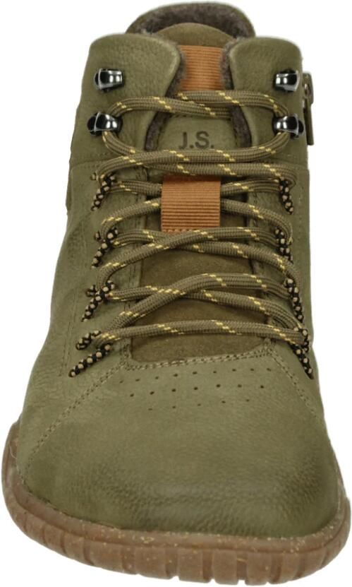 Josef Seibel WALLACE 03 Vrije tijd half-hoogHeren veterschoenHeren sneakersBarefoot Groen - Foto 2