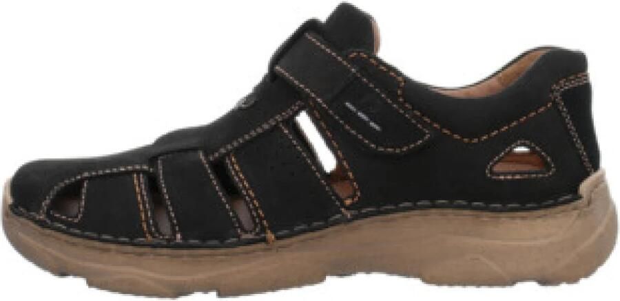 Josef Seibel Casual sandalen voor heren in effen kleur