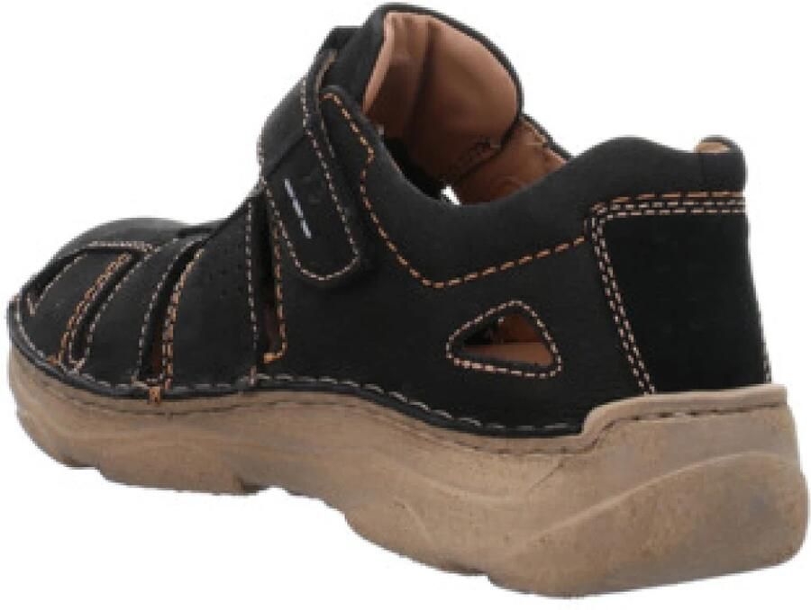 Josef Seibel Casual sandalen voor heren in effen kleur