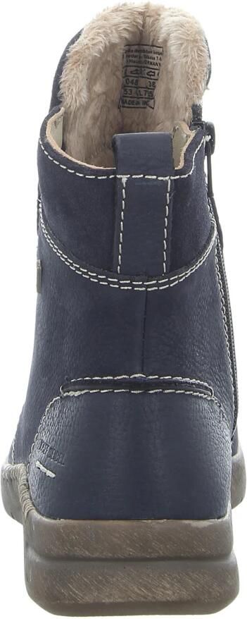 Josef Seibel CONNY~53~~~~~~~~~~~~~~~~~~~~~~ Hoge sneakers Veterlaarzen Dames veterschoenen Dames sneakersHalf-hoge schoenen Blauw - Foto 4