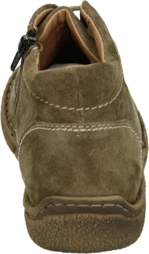 Josef Seibel NEELE~01~~~~~~~~~~~~~~~~~~~~~~ Hoge sneakersVeterlaarzenDames veterschoenenDames sneakersHalf-hoge schoenen Taupe - Foto 3