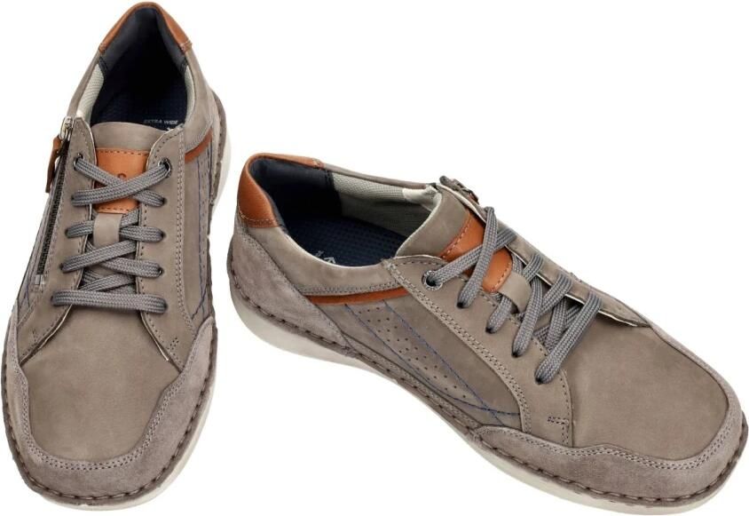 Josef Seibel -Heren taupe sneakers - Foto 2