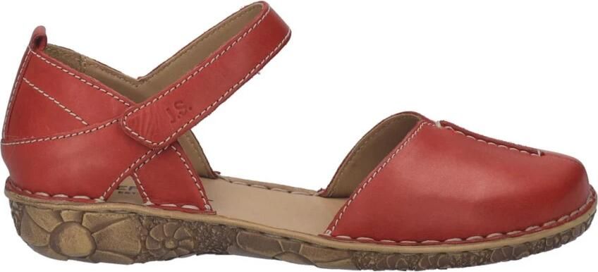 Josef Seibel Dames bandschoen sandaal met dichte neus Rosalie 42 79542 476 470 Rood - Foto 2