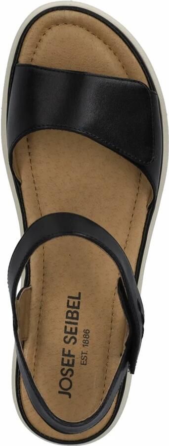 Josef Seibel Sandalen Sevran 01 vrijetijdsschoen sleehak sandaal met klittenbandsluiting - Foto 3