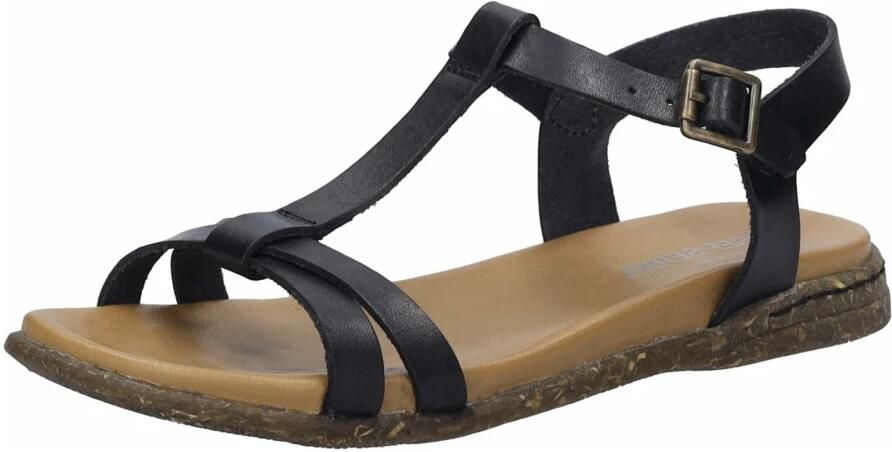 Josef Seibel FABRICIA 01 Platte sandalenDames Sandalen Zwart - Foto 2