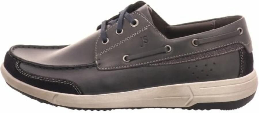 Josef Seibel Heren Veterschoenen in Donkerblauw Multicolor