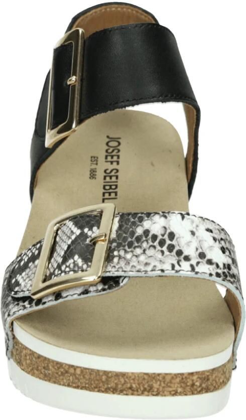 Josef Seibel QUINN~02~~~~~~~~~~~~~~~~~~~~~~ Sandalen met hakDames Sandalen Zwart - Foto 2