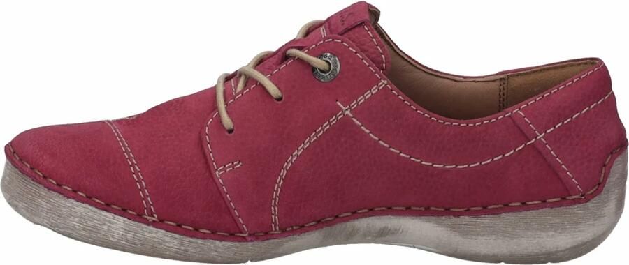 Josef Seibel Veterschoenen Fergey 20 vrijetijdsschoen lage schoen veterschoen met leren voering