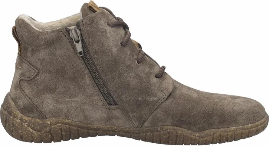 Josef Seibel WYNONA 05 Hoge sneakers Veterboots Dames veterschoenen Dames sneakersHalf-hoge schoenenPopulaire damesschoenen JosefBarefoot Taupe - Foto 7