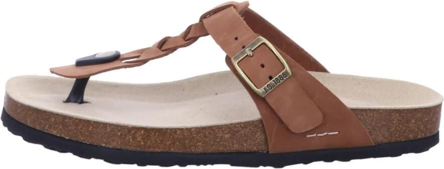 Josef Seibel Teenslippers Hermine 15 plateau dianette zomerschoen met laag voetbed
