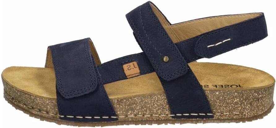 Josef Seibel HANNAH 02 Platte sandalenDames SandalenPopulaire damesschoenen Josef Blauw - Foto 2