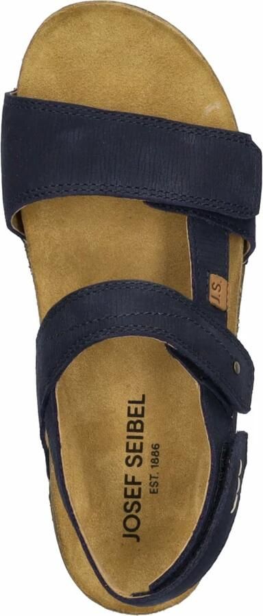 Josef Seibel HANNAH 02 Platte sandalenDames SandalenPopulaire damesschoenen Josef Blauw - Foto 3