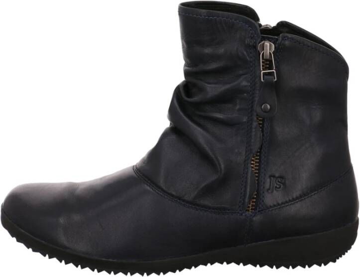 Josef Seibel Naly Blauwe Enkellaars Blue Dames