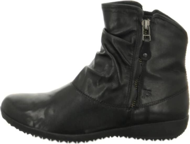 Josef Seibel Naly Zwarte Enkellaars Black Dames