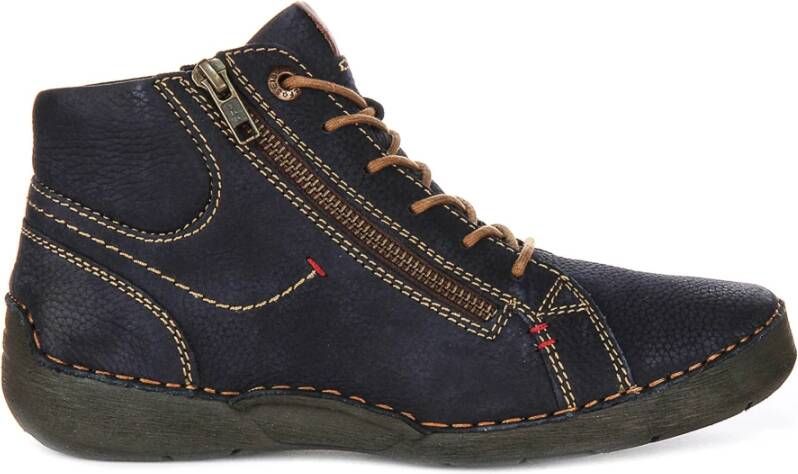 Josef Seibel Veterlaarsjes Fergey 67 Veterschoenen winterlaarzen comfortabele schoen met rits