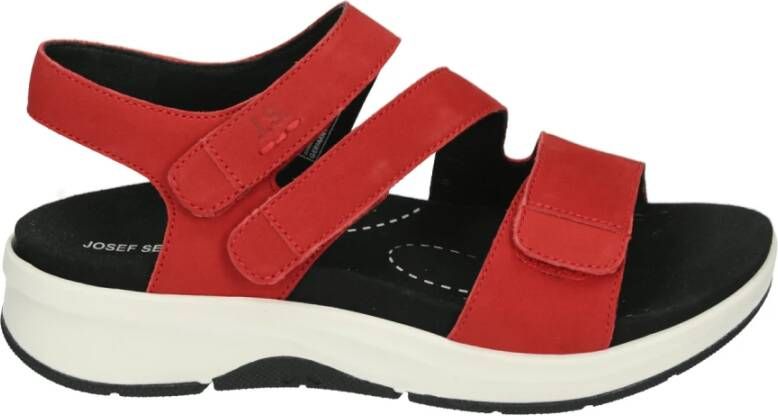 Josef Seibel ESTELLE 03 Sandalen met hak Dames Sandalen Rood